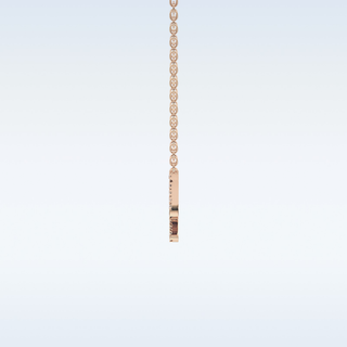 Customized Sagittarius Shaped Moissanite Necklace – 0.04 CT Round Cut in 14K/18K Gold