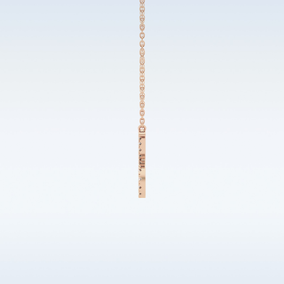 Customized Taurus Shaped Moissanite Necklace – 0.12 CT Round Cut in 14K/18K Gold