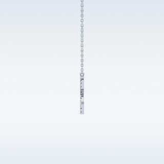 Customized Taurus Shaped Moissanite Necklace – 0.12 CT Round Cut in 14K/18K Gold