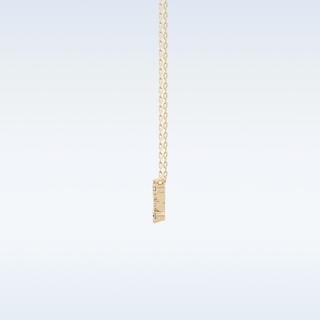 Zig-Zag Moissanite Necklace – 0.10 CT Round Cut in 14K/18K Gold