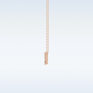 Zig-Zag Moissanite Necklace – 0.10 CT Round Cut in 14K/18K Gold