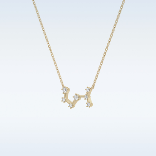Zig-Zag Moissanite Necklace – 0.85 CT Round Cut in 14K/18K Gold 10