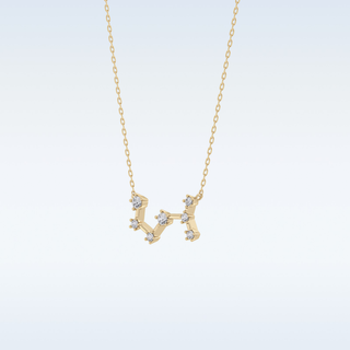 Zig-Zag Moissanite Necklace – 0.85 CT Round Cut in 14K/18K Gold 11