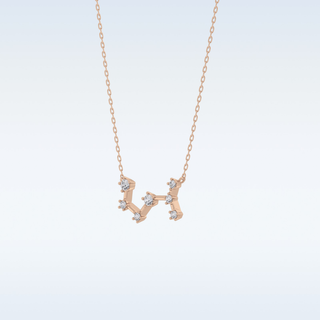 Zig-Zag Moissanite Necklace – 0.85 CT Round Cut in 14K/18K Gold 18