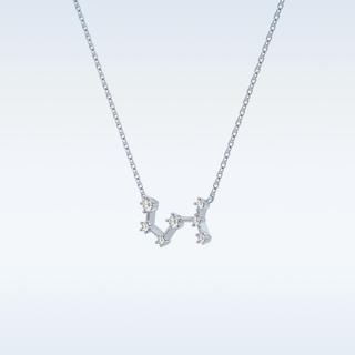 Zig-Zag Moissanite Necklace – 0.85 CT Round Cut in 14K/18K Gold 3