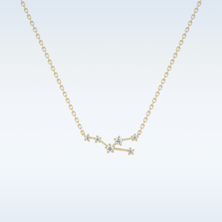 Cosmic Style Moissanite Necklace – 0.62 CT Round Cut in 14K/18K Gold 8