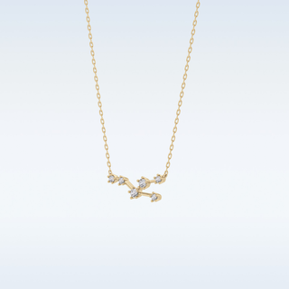 Cosmic Style Moissanite Necklace – 0.62 CT Round Cut in 14K/18K Gold 10