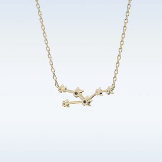 Cosmic Style Moissanite Necklace – 0.62 CT Round Cut in 14K/18K Gold 12