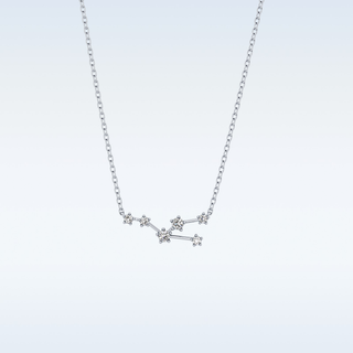 Cosmic Style Moissanite Necklace – 0.62 CT Round Cut in 14K/18K Gold 1