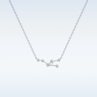 Cosmic Style Moissanite Necklace – 0.62 CT Round Cut in 14K/18K Gold 2