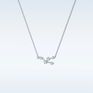 Cosmic Style Moissanite Necklace – 0.62 CT Round Cut in 14K/18K Gold 3