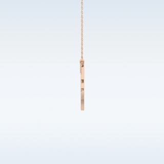 Spokes Moissanite Necklace – 0.42 CT Round Cut in 14K/18K Gold