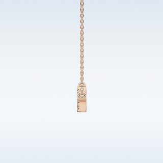 Flower Moissanite Necklace – 0.123 CT Round Cut in 14K/18K Gold