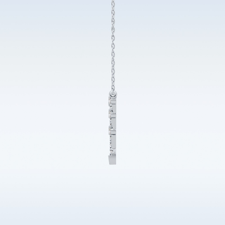Beautiful V-Shaped Moissanite Necklace – 0.12 CT Round Cut in 14K/18K Gold 7