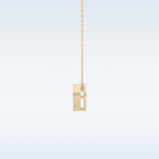 Heart Shaped Moissanite Necklace – 0.47 CT Round Cut in 14K/18K Gold
