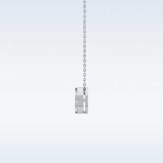Cushion Shaped Moissanite Necklace – 1.16 CT Round Cut in 14K/18K Gold