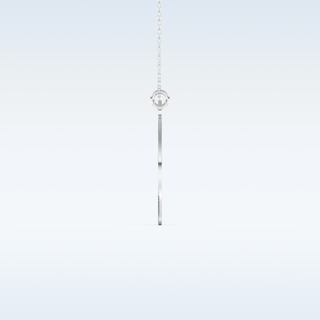 Image Engraved Round Shaped Pendant in Solid Gold or Silver 3