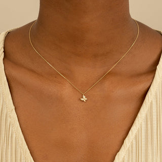 1.0 CT Round Bezel Solitaire Lab Grown Diamond Necklace