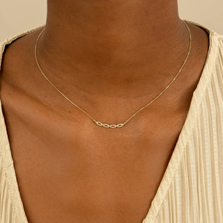 1.0 CT Round Bezel Solitaire Lab Grown Diamond Necklace