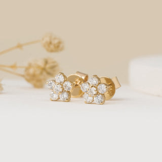 1.0 CT Round Bezel Solitaire Lab Grown Diamond Earrings