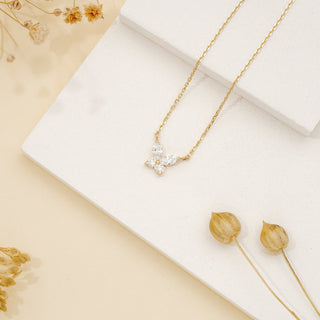 1.0 CT Round Bezel Solitaire Lab Grown Diamond Necklace