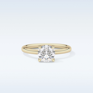 Stunning 1.03 CT Solitaire Engagement Ring Featuring Round Moissanite