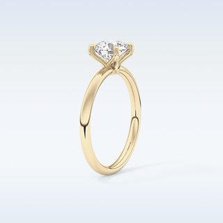 Stunning 1.03 CT Solitaire Engagement Ring Featuring Round Moissanite