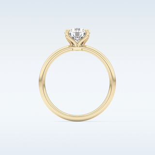 Stunning 1.03 CT Solitaire Engagement Ring Featuring Round Moissanite