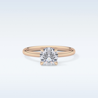 Stunning 1.03 CT Solitaire Engagement Ring Featuring Round Moissanite