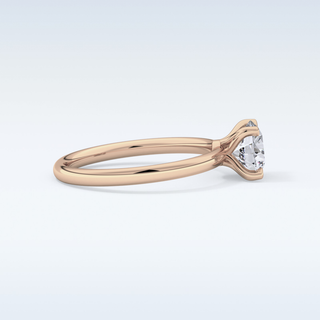 Stunning 1.03 CT Solitaire Engagement Ring Featuring Round Moissanite