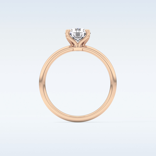 Stunning 1.03 CT Solitaire Engagement Ring Featuring Round Moissanite