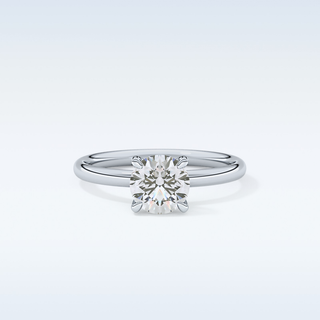 Stunning 1.03 CT Solitaire Engagement Ring Featuring Round Moissanite
