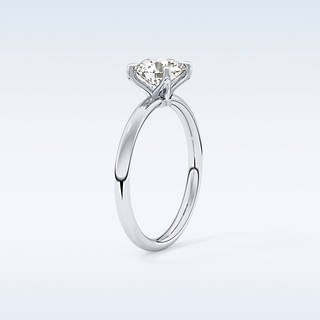 Stunning 1.03 CT Solitaire Engagement Ring Featuring Round Moissanite