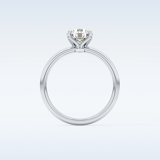 Stunning 1.03 CT Solitaire Engagement Ring Featuring Round Moissanite