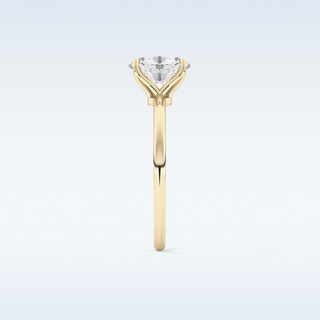 Stunning 1.09 CT Solitaire Engagement Ring Featuring Oval Moissanite