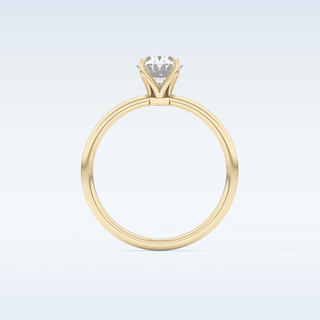 Stunning 1.09 CT Solitaire Engagement Ring Featuring Oval Moissanite