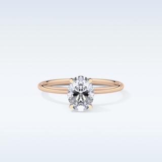 Stunning 1.09 CT Solitaire Engagement Ring Featuring Oval Moissanite