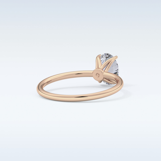 Stunning 1.09 CT Solitaire Engagement Ring Featuring Oval Moissanite