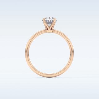 Stunning 1.09 CT Solitaire Engagement Ring Featuring Oval Moissanite