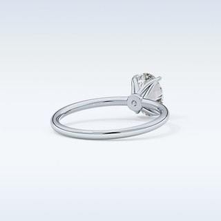 Stunning 1.09 CT Solitaire Engagement Ring Featuring Oval Moissanite