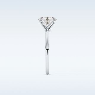 Stunning 1.09 CT Solitaire Engagement Ring Featuring Oval Moissanite