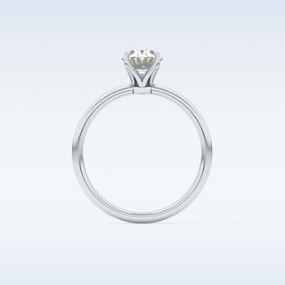 Stunning 1.09 CT Solitaire Engagement Ring Featuring Oval Moissanite
