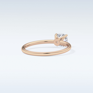 Stunning 0.87 CT Solitaire Engagement Ring Featuring Cushion Moissanite
