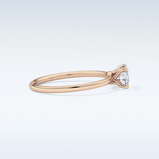 Stunning 0.87 CT Solitaire Engagement Ring Featuring Cushion Moissanite