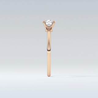 Stunning 0.87 CT Solitaire Engagement Ring Featuring Cushion Moissanite