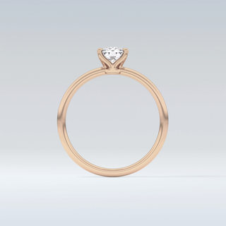 Stunning 0.87 CT Solitaire Engagement Ring Featuring Cushion Moissanite