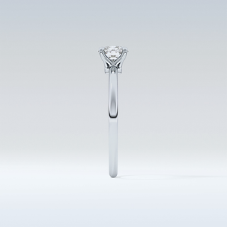Stunning 0.87 CT Solitaire Engagement Ring Featuring Cushion Moissanite