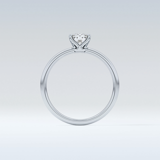 Stunning 0.87 CT Solitaire Engagement Ring Featuring Cushion Moissanite