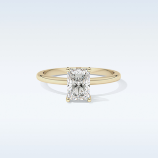 Stunning 1.21 CT Solitaire Engagement Ring Featuring Radiant Moissanite