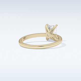 Stunning 1.21 CT Solitaire Engagement Ring Featuring Radiant Moissanite